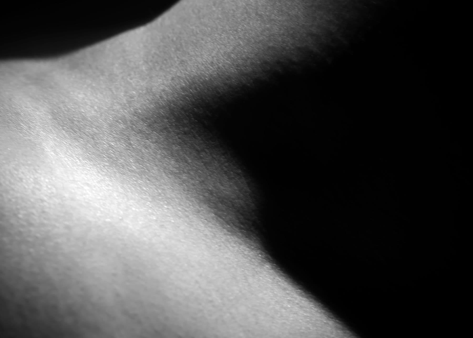 The Shadow Beneath the Reach — black and white photographic artwork by Nick Brand